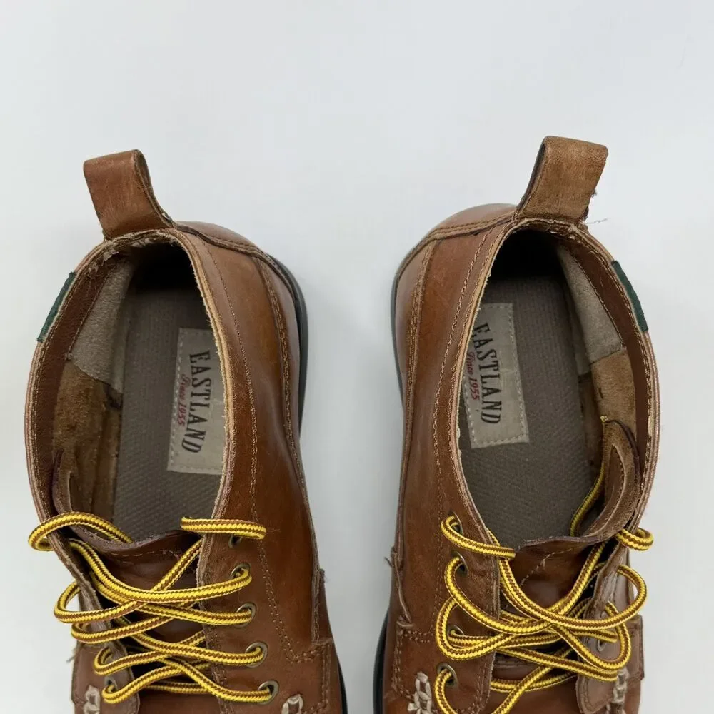 Eastland Seneca Chukka Boots Mens 9 D Brown Leather Casual Preppy Ankle
